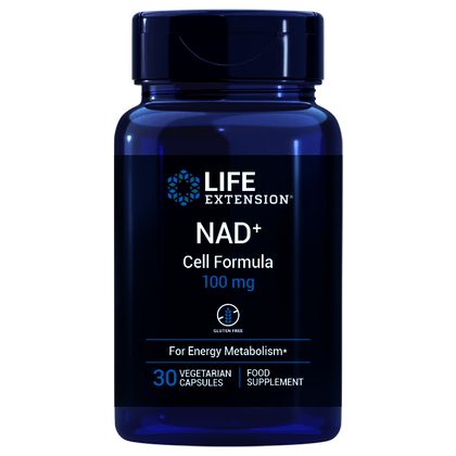 NAD+ CELL FORMULA 100 MGR 30 CAPS LIFE EXTENSION