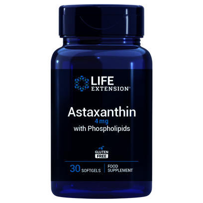 ASTAXANTINA CON FOSFOLIPIDOS 4 MGR 30 CAPS LIFE EXTENSION