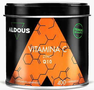 VITAMINA C con ZINC y Q10 400 COMP ALDOUS BIO