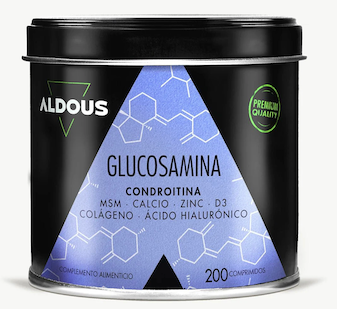 GLUCOSAMINA, CONDROITINA, MSM, COLAGENO, ACIDO HIALURONICO 200 COMP ALDOUS BIO