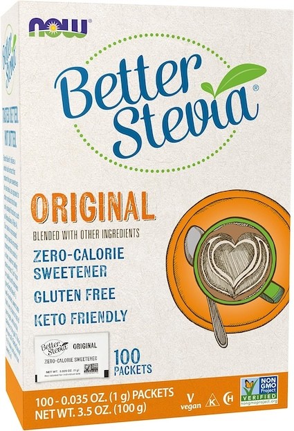 BetterStevia® 100 sobres NOW FOODS