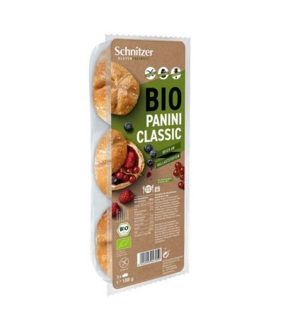 PANECILLOS PANINI CLASSIC SINGLUTEN BIO 188G SCHNITZER