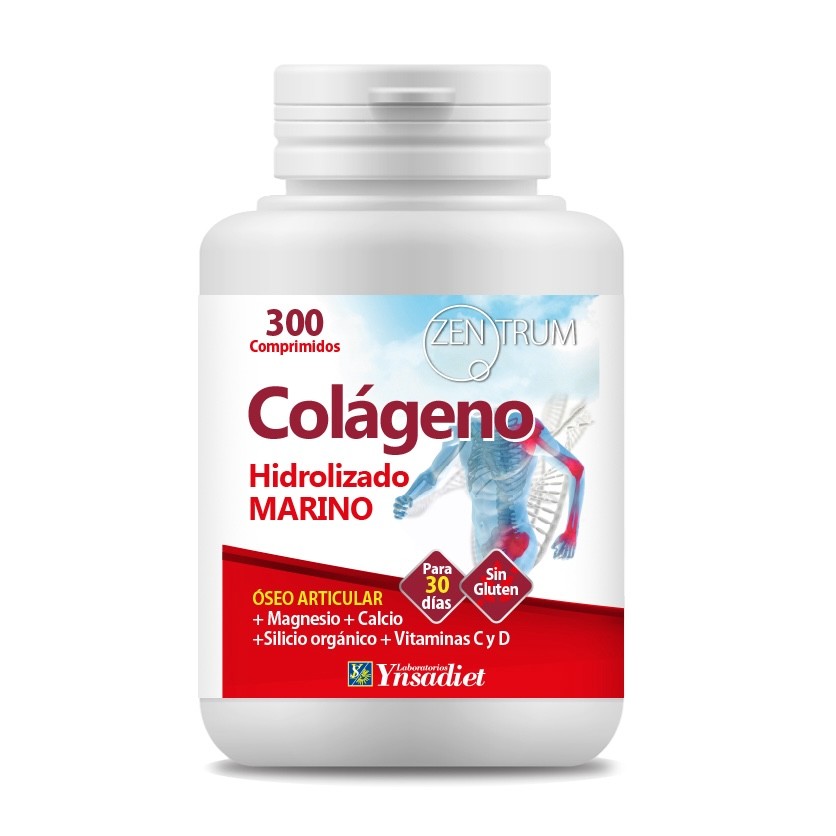 COLÁGENO HIDROLIZADO MARINO 300 COMPRIMIDOS ZENTRUM