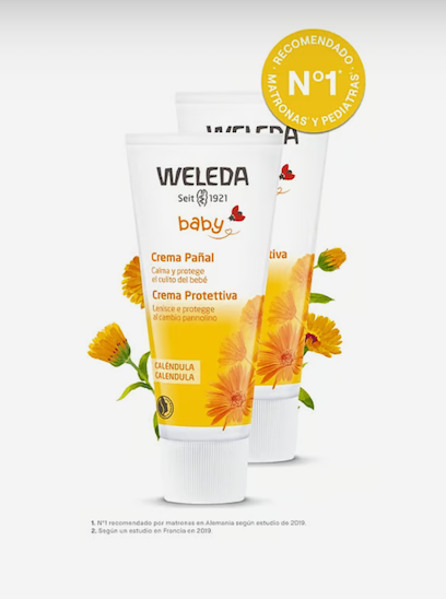 NEW - CREMA DE PAÑAL DE CALENDULA 75 ML WELEDA