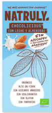 CHOCOLICIOUS - LECHE Y ALMENDRAS 85 GR NATRULY
