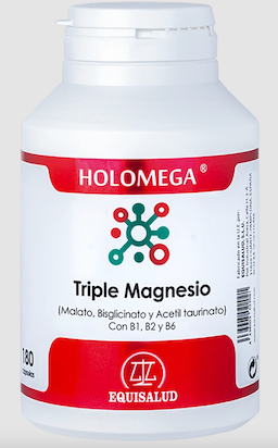 HOLOMEGA TRIPLE MAGNESIO 180 CAPS EQUISALUD