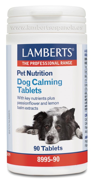 PET NUTRITION DOG CALMING (calmante para perros), 90 COMP LAMBERTS