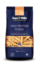 PLUMAS DE GARBANZO Y GUISANTE AMARILLO HIGH PROTEIN 40% 250 GR SAM MILLS