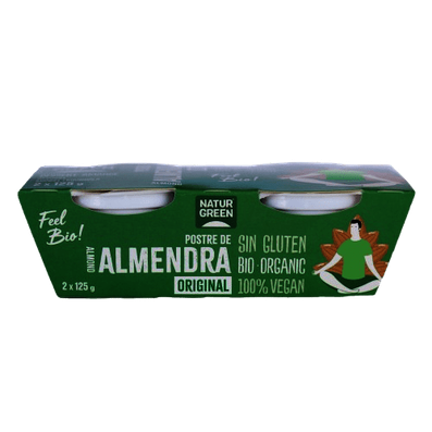 POSTRE ALMENDRA (PACK 2 X 125 G) NATURGREEN