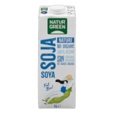 SOJA NATURE SIN AZUCAR TETRAPAK 1L NATURGREEN