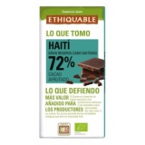 CHOCOLATE NEGRO 72% CACAO HAITÍ BIO 100 G ETHIQUABLE
