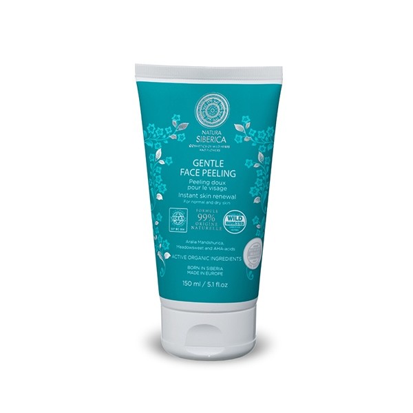 PEELING FACIAL SUAVE PARA PIEL NORMAL O SECA, RENOVACION INSTANTANEA DE LA PIEL 150 ML NATURA SIBERICA