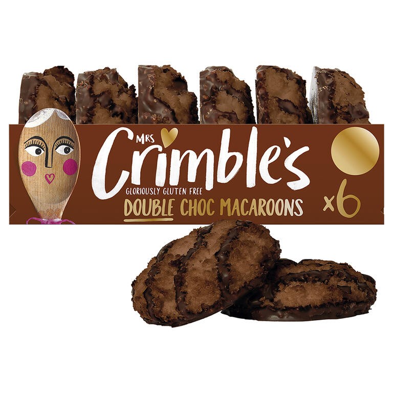 GALLETAS DOBLE CHOCOLATE SIN GLUTEN, 195 g MRS CRIMBLES