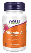 VITAMINA A 10,000 100 CAPS NOW FOODS