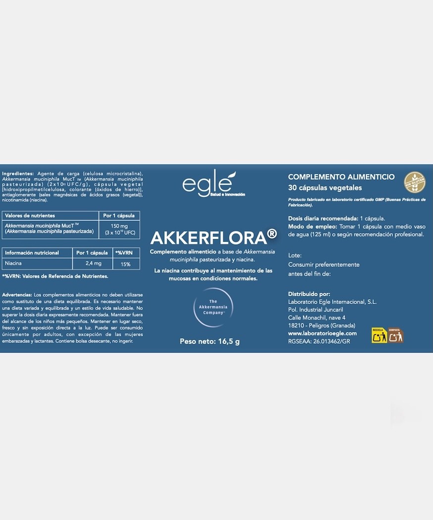 AKKERFLORA® 30 CAPS EGLE 1
