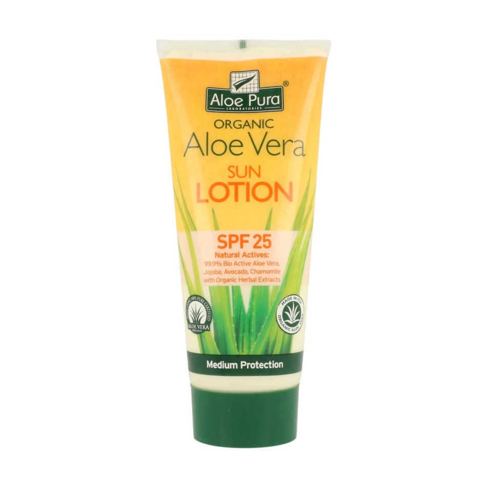 PROTECTOR SOLAR FACTOR 25 ALOE PURA 200ML