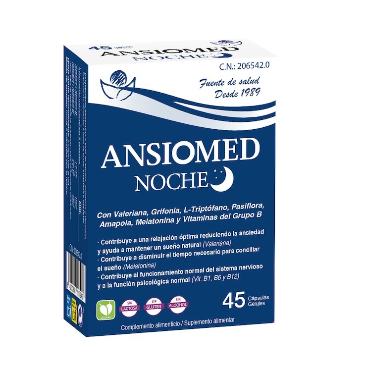 BIOSERUM ANSIOMED NOCHE 45 CAPS CONSUMO PREF. 02 25