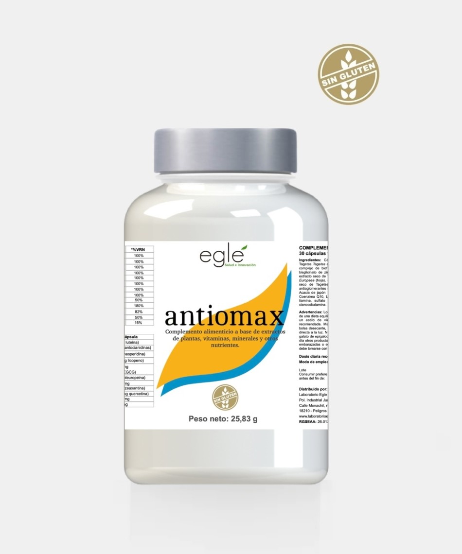 ANTIOMAX 30 CAPS EGLE