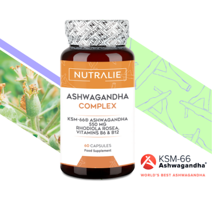 ASHWAGANDHA KSM-66+RODIOLA complex 60cap. NUTRALIE