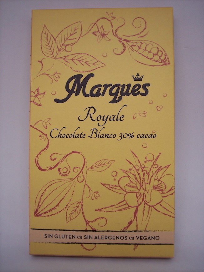 TABLETA DE CHOCOLATE BLANCO ROYALE 95 GR CONFITERIA EL MARQUES