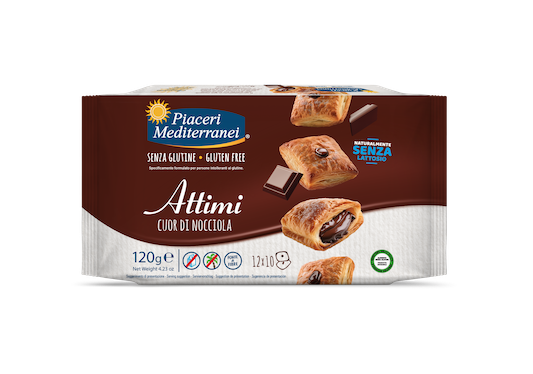 ATTIMI CON AVELLANA 120 GR PIACERI MEDITERRANEO