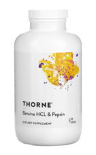 BETAINA HCl & PEPSINA 450 TAB THORNE RESEARCH 