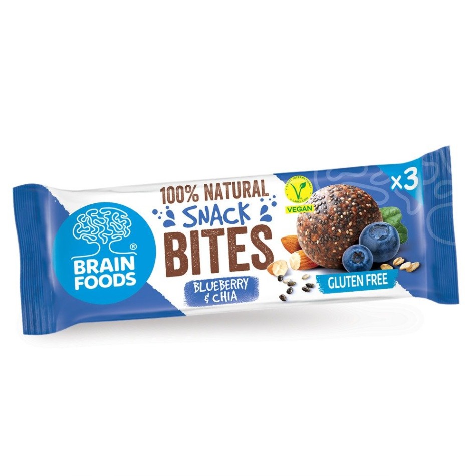 BOCADITOS DE ARANDANOS Y CHIA 48 GR BRAIN FOODS