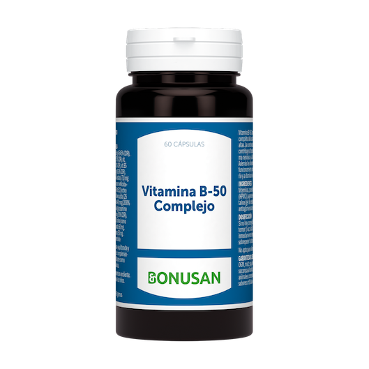 VITAMINA B 50 COMPLEJO  60 CAPSULAS BONUSAN
