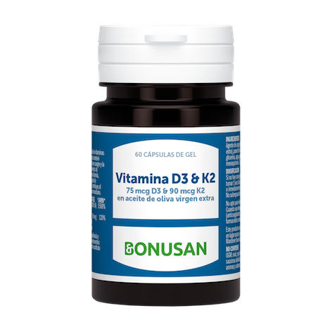 VITAMINA D3 & K2 60 Caps BONUSAN