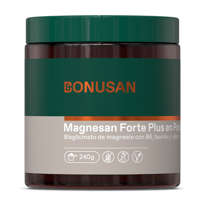 NEW - MAGNESAN FORTE PLUS EN POLVO 120 GR BONUSAN