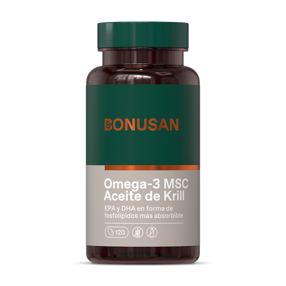 BONUSAN OMEGA-3 MSC ACEITE DE KRILL 120 CAPS