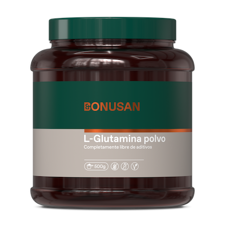 NEW - L- GLUTAMINA POLVO 500 GR BONUSAN 