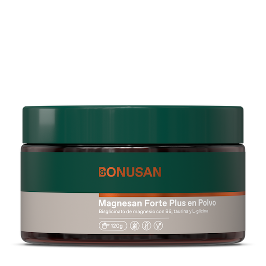 MAGNESAN FORTE PLUS EN POLVO 120 GR BONUSAN