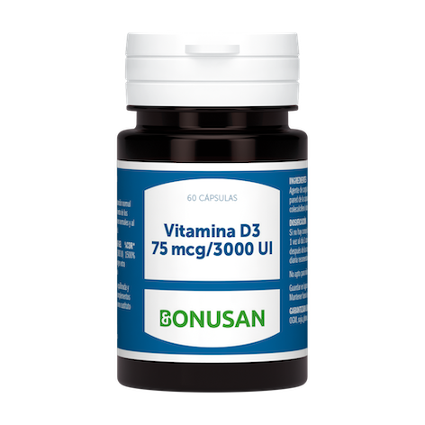 VITAMINA D3 75 MCG / 3000 UI 60 cap BONUSAN