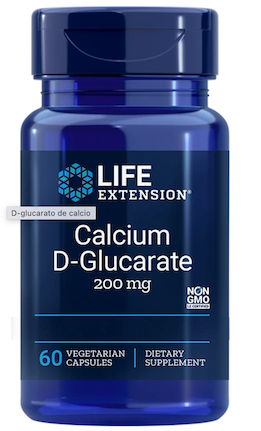 CALCIUM D GLUCARATO 60 CAPS LIFE EXTENSION