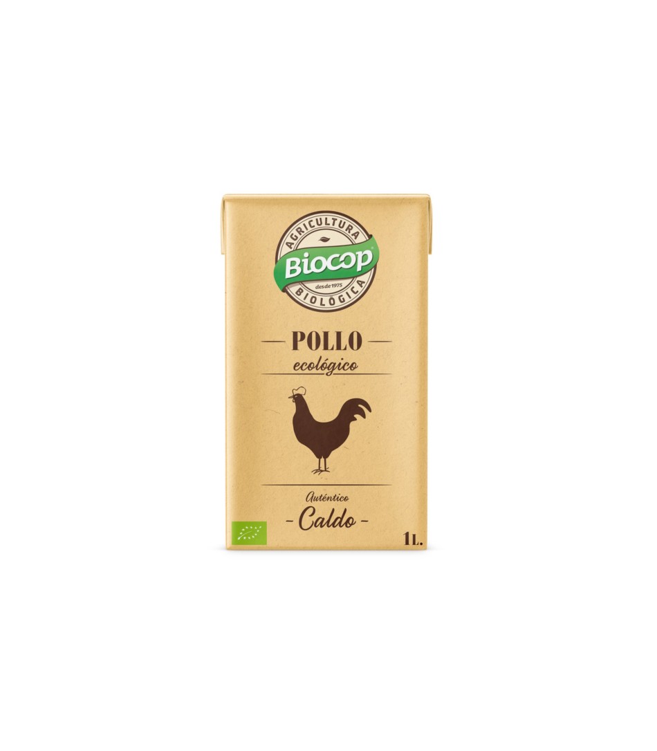 CALDO AUTENTICO DE POLLO 1 LT BIOCOP