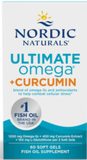 OMEGA CURCUMIN, 1200 / 400 mg 60 cápsulas NORDIC NATURALS