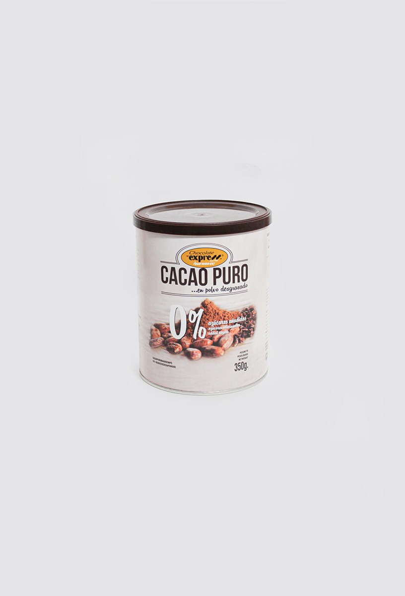LATA CACAO PURO 0% AZUCAR 350 GR CHOCOLATE EXPRESS
