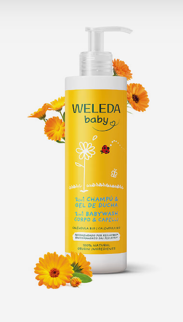 CHAMPU Y GEL DE DUCHA DE CALENDULA 400 ML WELEDA