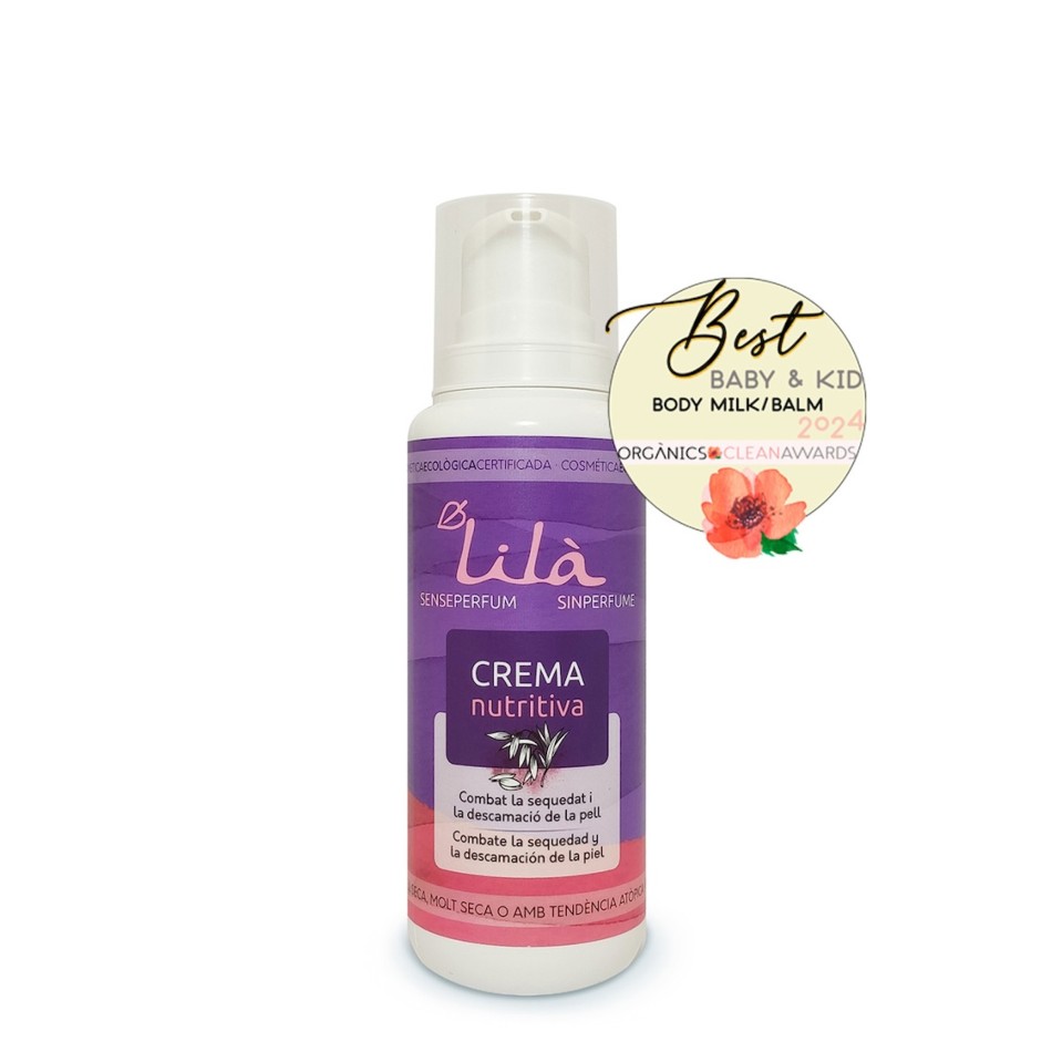CREMA NUTRITIVA FACIAL CORPORAL SIN PERFUME 200 mL LILA
