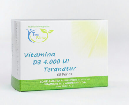 VITAMINA D3 4.000 UI 60 CAPS TERANATUR