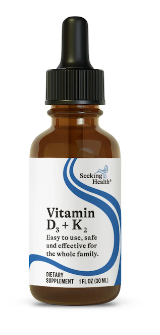 VITAMIN D3 + K2 GOTAS - 30ML | SEEKING HEALTH