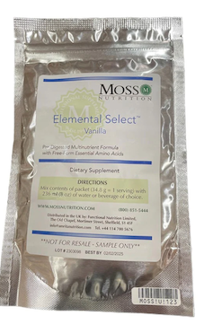 MUESTRA DE 1 DOSIS Elemental Select ™ (dieta elemental) | MOSS NUTRITION