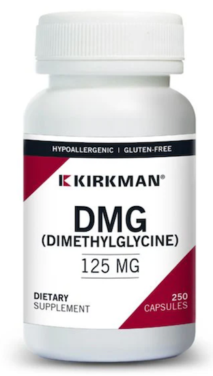 NEW - DMG (dimetilglicina) 250 mg - Hipoalergénico - 100 CAPS KIRIMAN