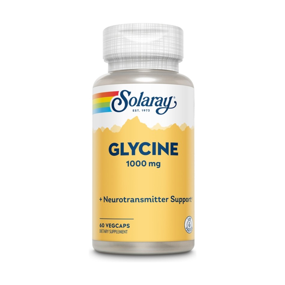 GLYCINE 1000mg. 60cap.veg SOLARAY
