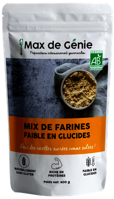 HARINA KETO ECOLOGICA 400 GR MAX DE GENIE