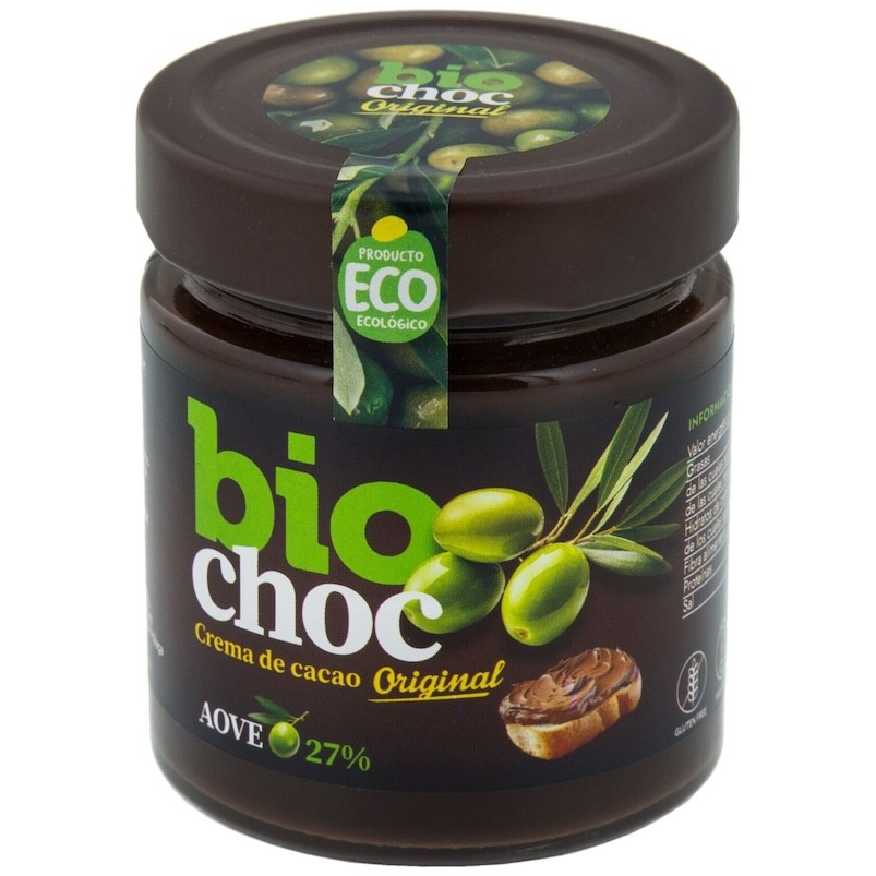 BIOCHOC CREMA DE CACAO BIO 200 GR CRISTAL