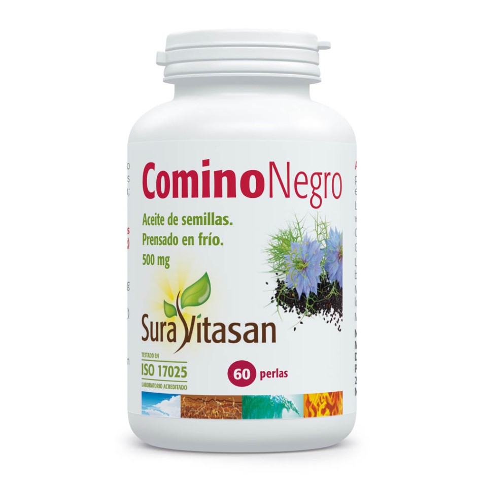 PACK X3 COMINO NEGRO PERLAS  500 MG SURAVITASAN 