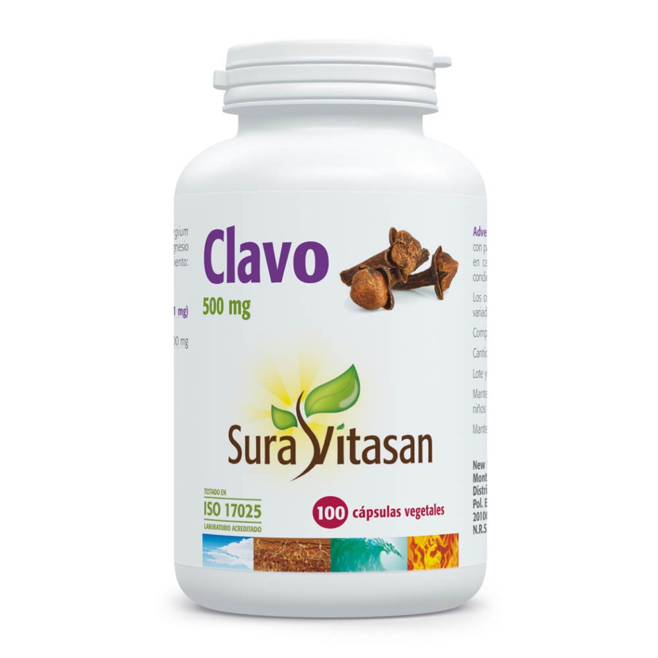 PACK X3 CLAVO 100 CAPS DE 500 MGR SURAVITASAN