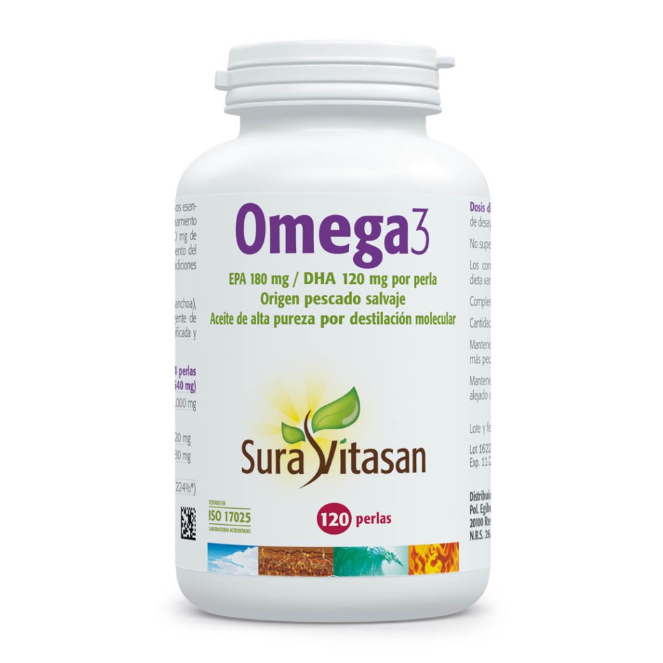 PACK X10 OMEGA 3 120 CAPSULAS SURA VITASAN